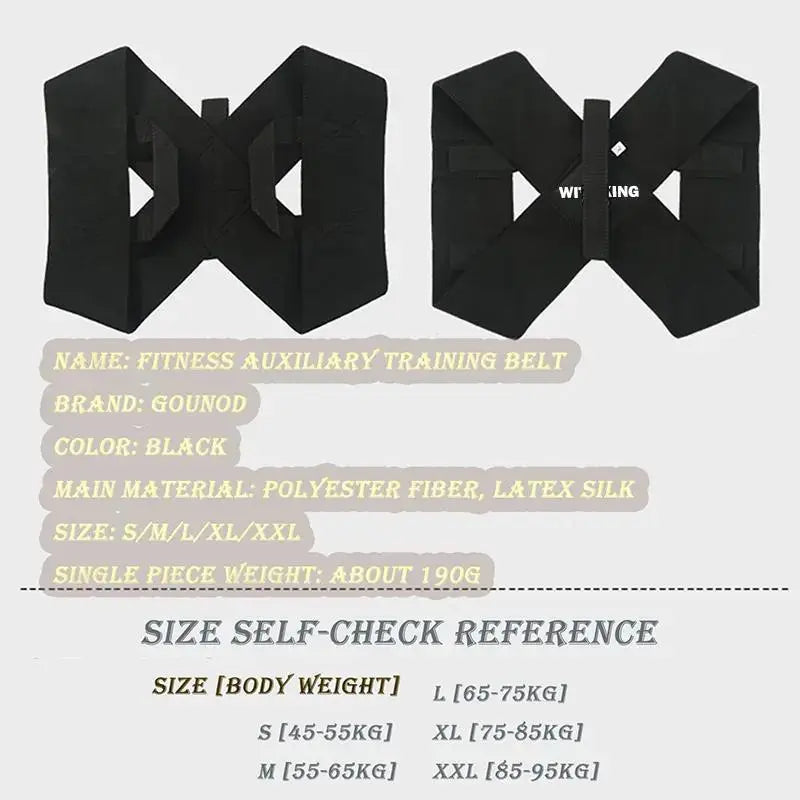 Fitness Heavy Shoulder Straps for Bench Presses & Shoulder Training Supportive & Stable Straps for Back Training & Chest Straightening Muscle Exercise Equipment