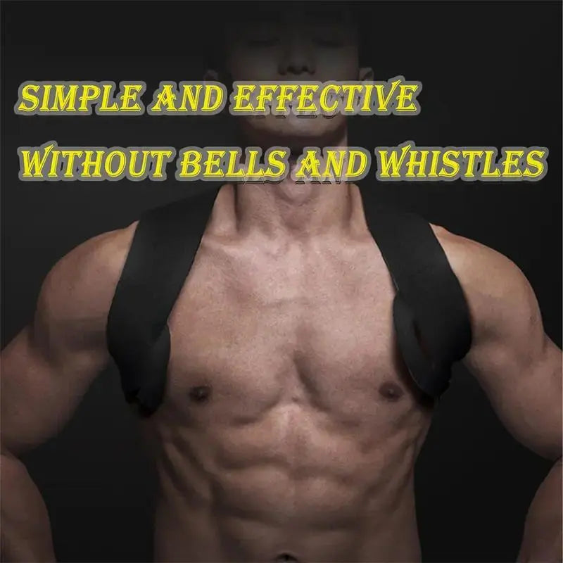 Fitness Heavy Shoulder Straps for Bench Presses & Shoulder Training Supportive & Stable Straps for Back Training & Chest Straightening Muscle Exercise Equipment