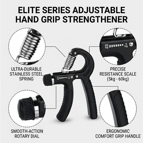 Portable Forearm Grip Trainer