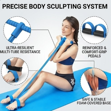 Multi-Functional Pedal Resistance Band Trainer