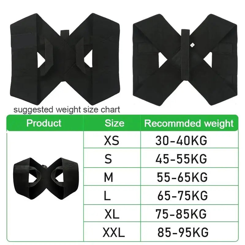 Fitness Heavy Shoulder Straps for Bench Presses & Shoulder Training Supportive & Stable Straps for Back Training & Chest Straightening Muscle Exercise Equipment